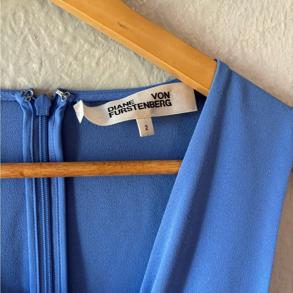 Diane Von‎ Furstenburg Blue Sleeveless Dress size 2 - Picture 6 of 7